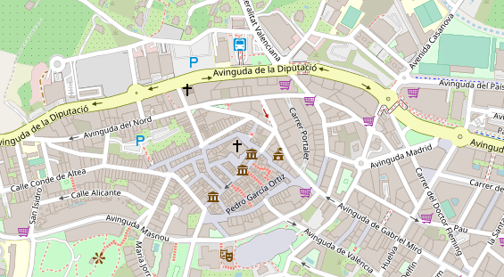 Hotel-& Gastrounternehmen auf Satellitenbild