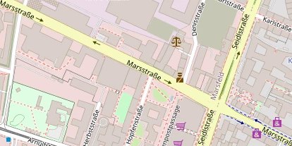 Hotel-& Gastrounternehmen auf Satellitenbild