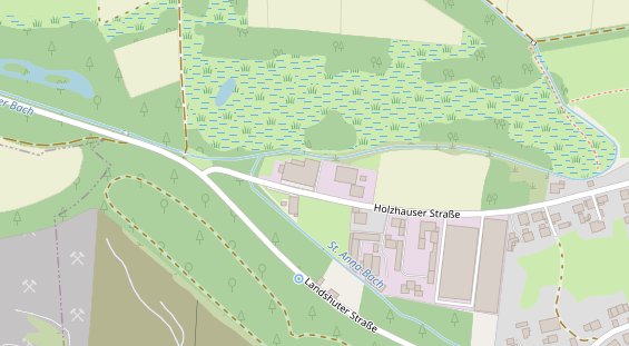 Hotel-& Gastrounternehmen auf Satellitenbild