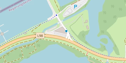 Hotel-& Gastrounternehmen auf Satellitenbild