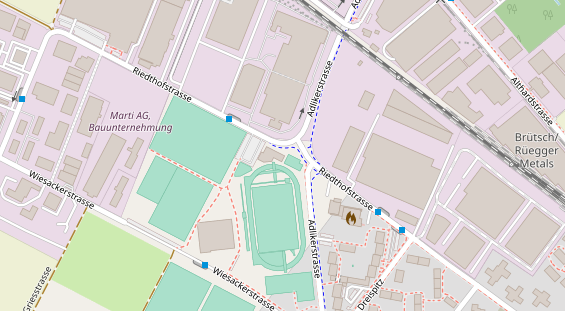 Hotel-& Gastrounternehmen auf Satellitenbild