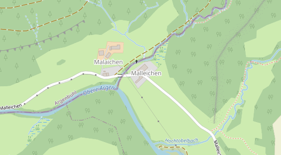 Hotel-& Gastrounternehmen auf Satellitenbild