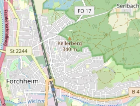 Agrarunternehmen auf Karte