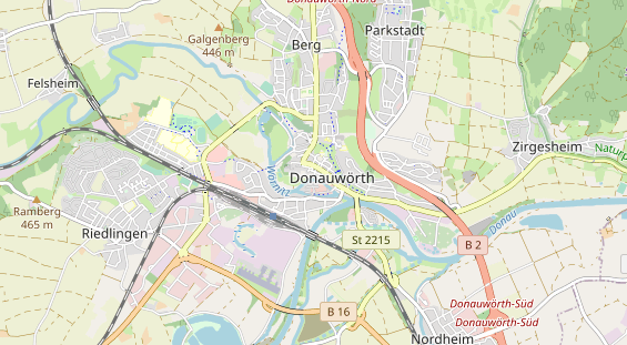 Handelsunternehmen auf Karte